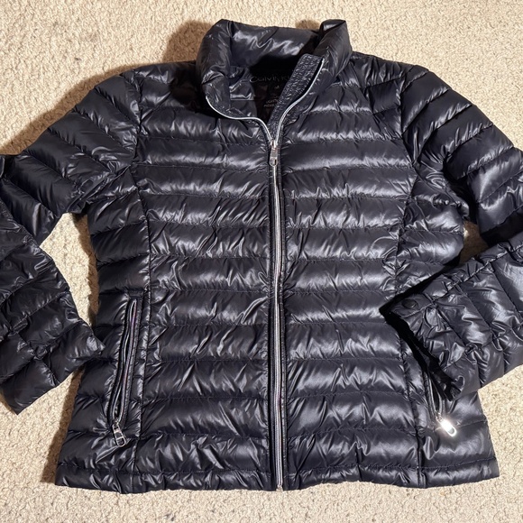 Women's Calvin Klein Puffer Jacket | Black | Medium - Picture 1 of 5